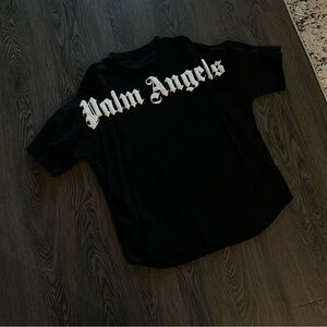 Black Logo Tee Shirt ‘Palm Angels’